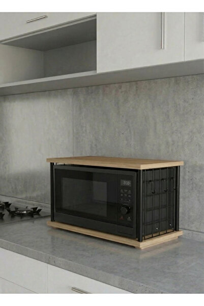 MOONCAPELLA Mikrodalga dolabı Askılı Kahve Makinesi Rafı Tezgah Üstü Kahve Kö...