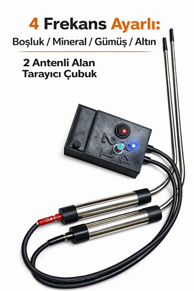 MurayTekno Profesyonel Frekans Üreten Alan Tarayıcı Çubuk Dedektör-4 Kademeli...