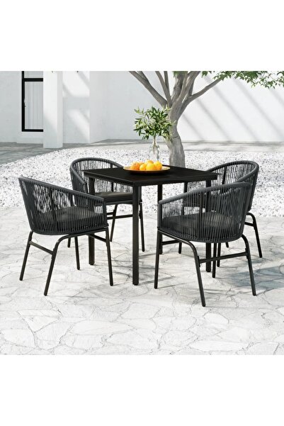 Concept Set mobilier pentru grădină, 5 piese, antracit