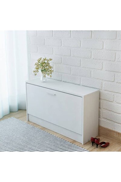 Concept Banca de stocare pentru pantofi, 80x24x45 cm, alb
