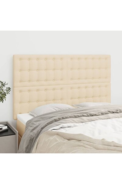 Concept Tăblii de pat, 4 buc, crem, 72x5x78/88 cm, textil