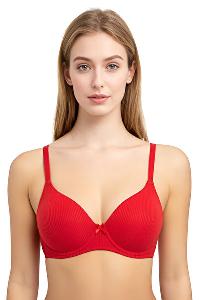 YESENİA Unpadded Micro Underwire Ribbed Bra