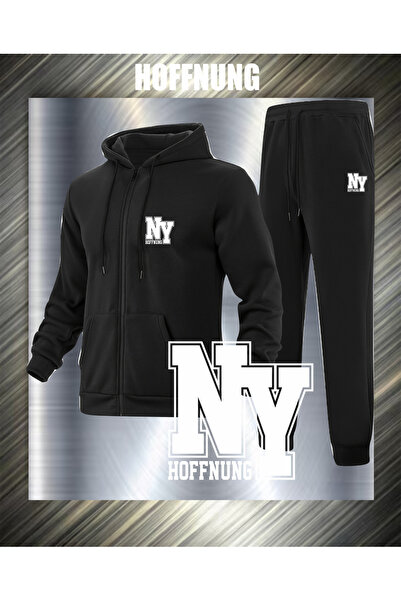 HOFFNUNG Originální tepláková souprava NYHOFFNUNG s celopropínacím zipem – Zc...