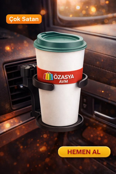 Özasya AVM Foldable Car Cup Bottle Holder