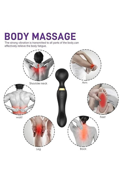 Paloqueth Aparat de masaj terapeutic, cu vibratii, pentru gat, umeri, spate, ...