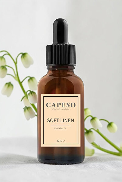 Capeso Soft Linen Esansiyel Yağ 20 ml Temiz, Ferah ve Zarif Müge Çiçeği Kokusu