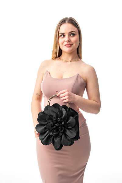 GUSTELLO ΛΙΝΑ |   Βραδινό φόρεμα με σχέδιο τριαντάφυλλο και χρυσή μεταλλική λ...