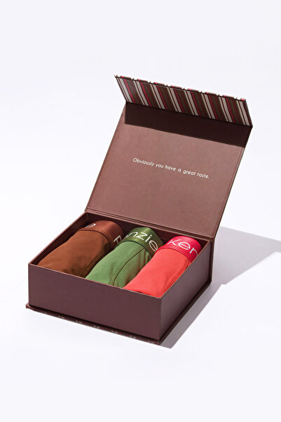 Paul Kenzie Pachet de 3 boxeri pentru bărbați, colecția Vintage - Vintage Măr...