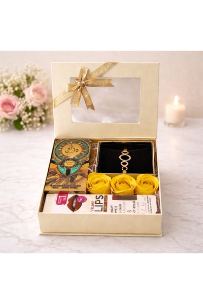 velve Pachet cadou dama,Cutie eleganta cu Parfum arabesc,Bratara Pagasae,3 tr...