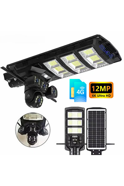 Spionescu Cameră de supraveghere, Q7, 12MP, panou solar integrat, conexiune 4...