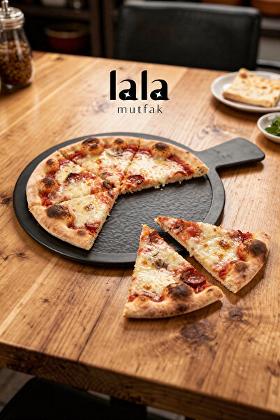 Lala Mutfak طبق بيتزا للتقديم - 44×33 سم، لتقديم البيتزا والبيدي، أنيق ومتين!...