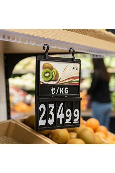 YolMarket Beş Rakamlı Manav Kasetliği - Kırmızı (Pakette 10 Adet)