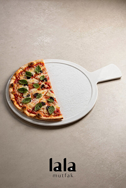 Lala Mutfak طبق بيتزا للتقديم - 44×33 سم، لتقديم البيتزا والبيدي، أنيق ومتين!...