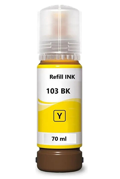 EPSON Siyah 127 ml / Renkliler 70 ml 103 Muadil Mürekkep Seti EcoTank ,L3110, L3150, L3160, L3190
