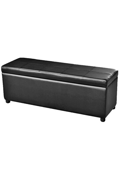 Concept Bancă de depozitare lungă, negru, lemn