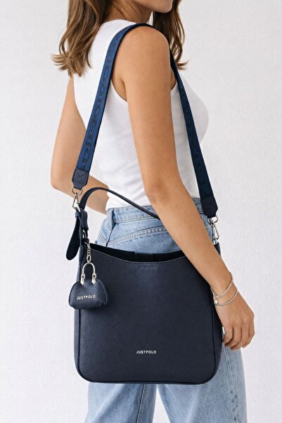 ÇANTAM GELSİN Just Polo Original Women's Large Size Soft Leather 3-Compartmen...