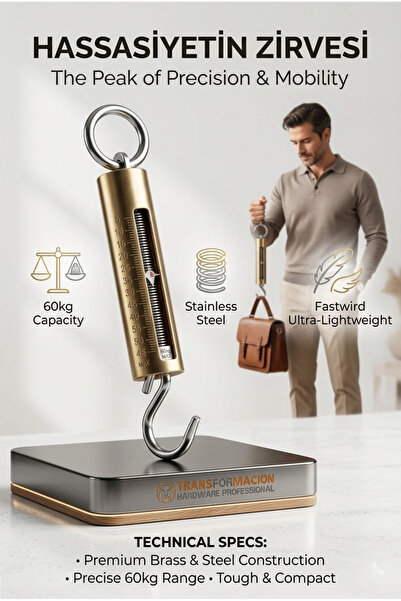 Transformacion ADET Armando 60 Kg Ölçer Hızlı Pratik El Kantarı 715925