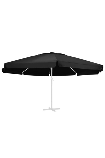 Concept Pânză de schimb umbrelă de soare de grădină negru 600 cm