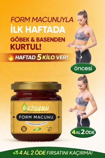Miya Beauty Yüksek etkili iştah kapatıcı yağ-yakici Özel Form macun Detox Org...
