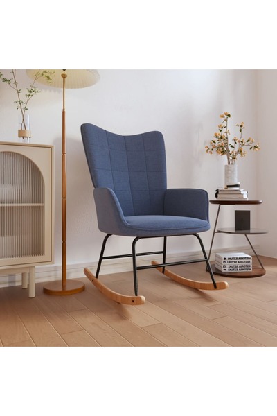 Concept Scaun balansoar, albastru, material textil