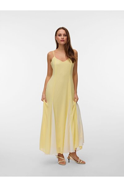 Vero Moda Kleid VMRAELYNN Langes Kleid