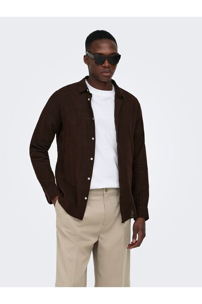 Only & Sons Hemd ONSCAIDEN Leinen Hemd
