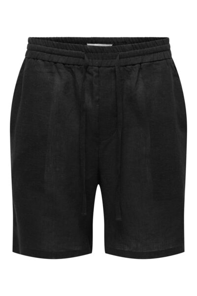 Only & Sons Jogging-Shorts ONSLAURENCE Normal geschnitten Leinen Shorts
