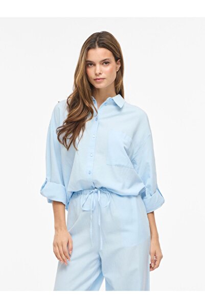 VILA Hemd VIPRISILLA Langärmeliges