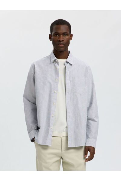 SELECTED Langarmhemd Oxford