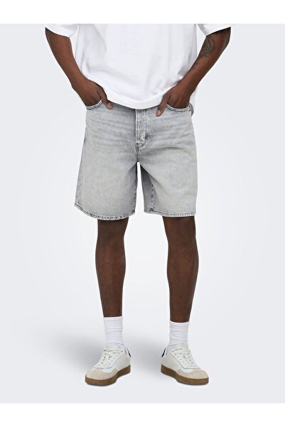 Only & Sons Pantaloni scurți din denim ONSFADE, talie medie, croială lejeră