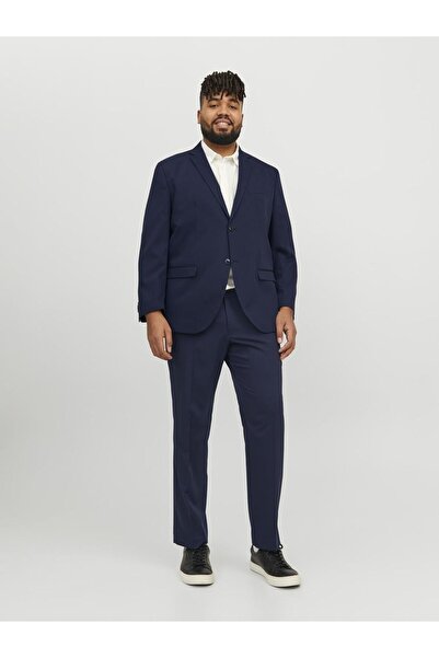 Jack & Jones Plus Einreihiger Blazer und Hose Plus Size Regular Fit Anzug