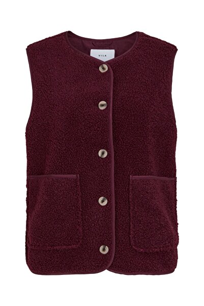 VILA Weste VIADA Teddyfleece