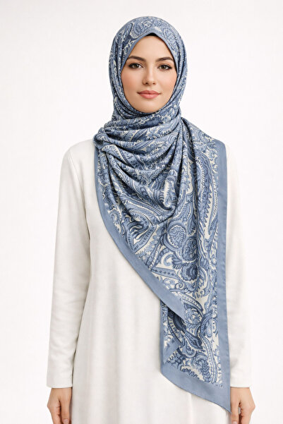 mim eşarp Ethnic Pattern Εισαγόμενο Ύφασμα Βαμβακερό Σάλι 75x190 cm