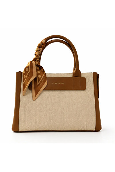 John حقيبة يد من لويس مصنوعة من جلد ذو ملمس بارز . المقاس: الطول 34 سم × العر...