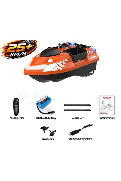 KESEROĞLU SAZAN YEMLEME (TEKNE VE BOTU)Flytec V802 4 kabin 3KG yük 500M 12000...