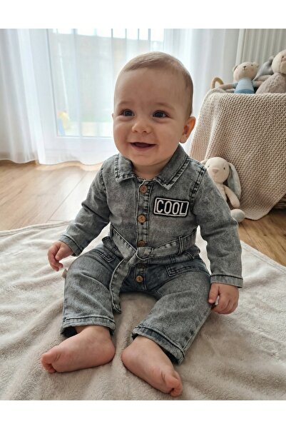 MiniKids Salopeta de blug Cool Kids, gri