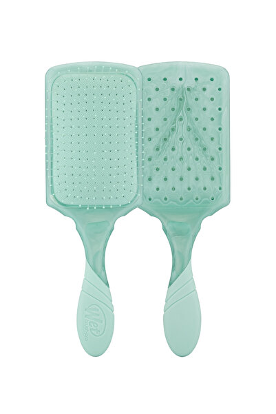 Wet Brush Pro Paddle Detangler Kalın Telli Saçlar İçin Geniş Saç Fırçası Turkuaz