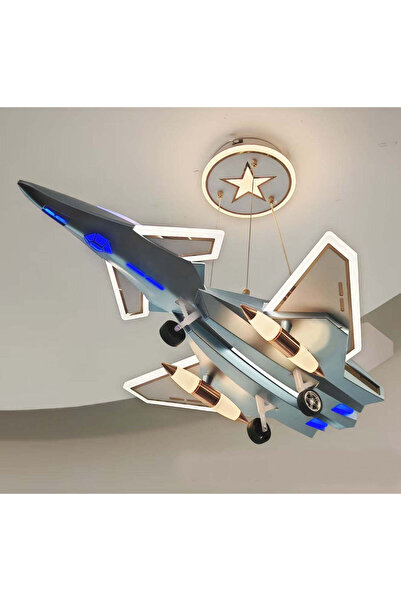 RFAN Airplane Pendant, Model D188, 3 Light Types, With Remote Control, 240W, ...