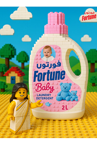 Fortune Baby Laundry Detergent 2 Liter (Pack of 2)
