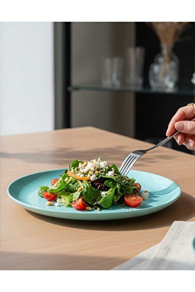 Luminarc Diwali Turquoise Service Plate 6 Pieces 27cm