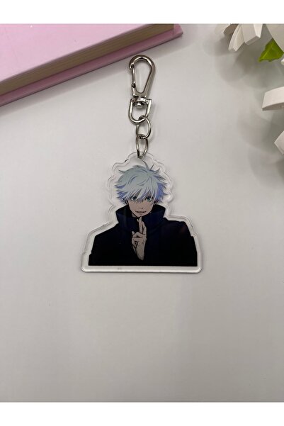 Hara Company Jujutsu Kaisen Animesi Gojo Satoru Anime Anahtarlık / Çanta Süsü
