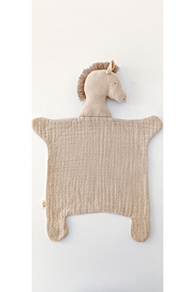 O&G Collection Sevimli At %100 Pamuklu 8 Katlı Müslin Uyku Arkadaşı/ Bebek He...