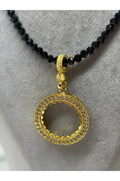 Arjew Çeyrek Ve Gram Altın Takmaya Uygun Klasik Çerçeveli Kolye