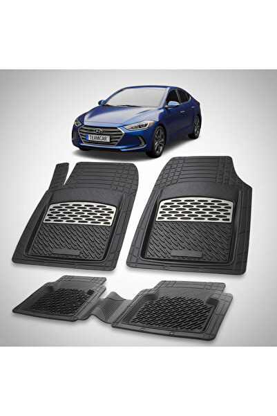 TEAMCAR Ελαστικά πατάκια αυτοκινήτου τύπου δίσκου Hyundai Elantra VI (2015-20...