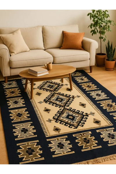OEM Traditional carpet, double-sided, size 160 x 250 cm, MAHON, ROMB pattern
