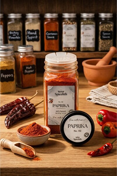 Spicelith Tatlı Kırmızı Biber Paprika Organik 120 gr