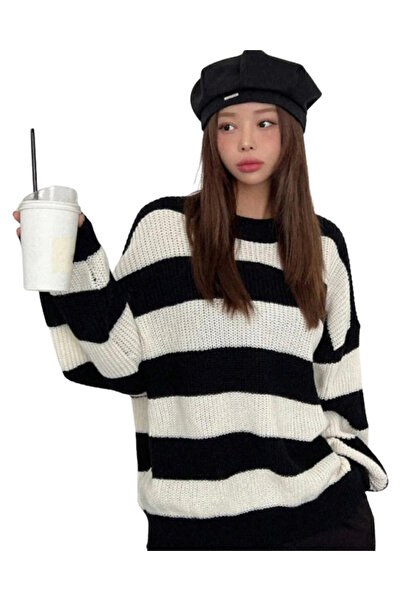 MODASPARK Pulover de damă cu dungi