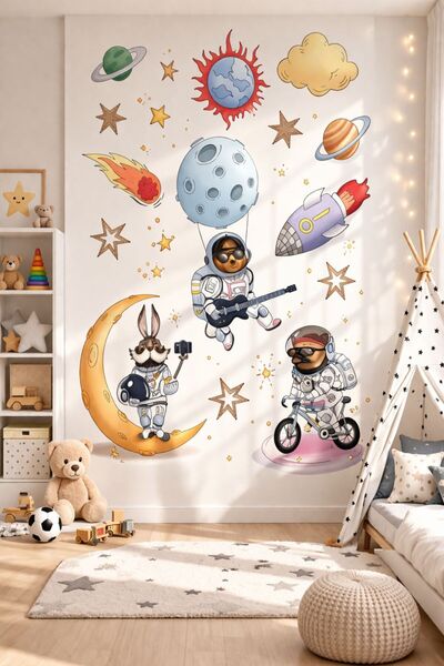 Animals Set with Space Suits Giant