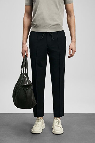 Lufian 111190356 Simon Jogger Pants Pants Slim Fit Men's Pants Black