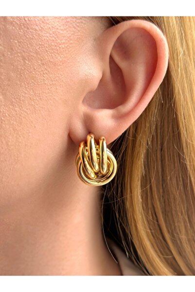 Charmist Steel Mini Knot Earrings